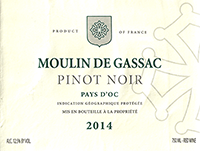 Moulin de Gassa Pinot Noir